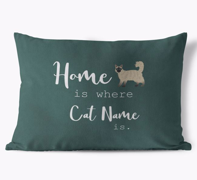 Home Is Where... : Personalized {breedCommonName} Soft Touch Pillow